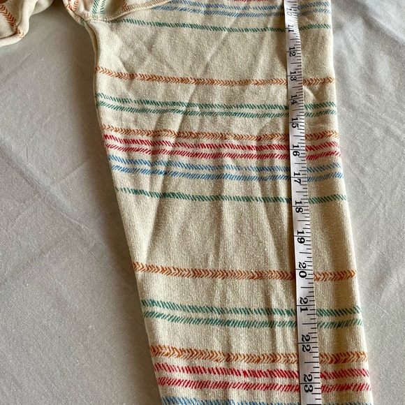 PRANA Women's Cozy Up Suncation Top M Hemp Multi Stripe Surf Beach Coverup Eco - Picture 10 of 10